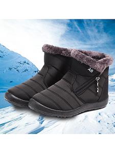 Warm And Thick High-top Waterproof Snow Boots