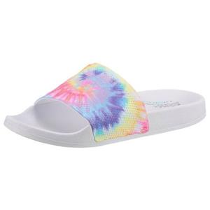 Skechers Pantolette "POP UPS SANDY LIVIN", im lässigen Batik-Look