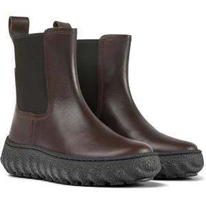 Camper, Stiefeletten Ground in dunkelbraun, Stiefeletten für Damen