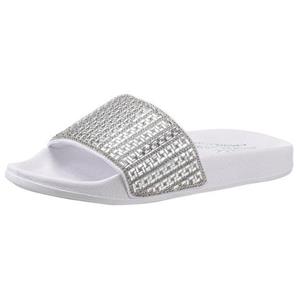 Skechers Pantolette "POP UPS NEW SPARK", mit funkelnder Bandage