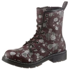 Dockers by Gerli Hoge veterschoenen met bloemenprint