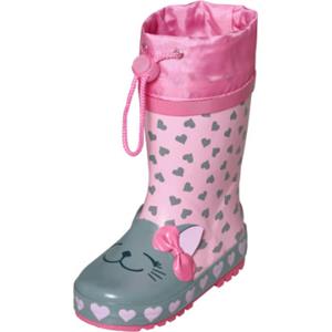 Playshoes Wellingtons kat roze