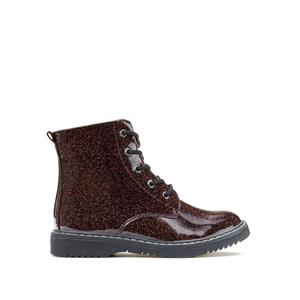 LA REDOUTE COLLECTIONS Bottines met veters en rits, met pailletten