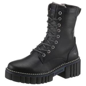 MUSTANG, Stiefelette in schwarz, Stiefeletten für Damen