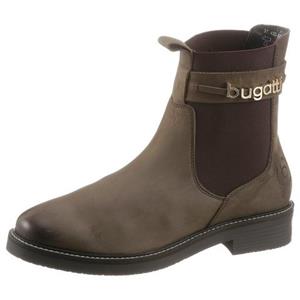 bugatti Chelseaboots, mit goldfarbenem Logoschriftzug