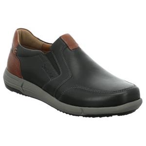 JOSEF SEIBEL, Slipper Enrico 18, Schwarz-Kombi in schwarz, Slipper für Herren