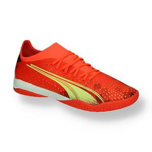 PUMA Ultra Match IT Hallen-Fußballschuhe Herren fiery coral/fizzy light/puma black