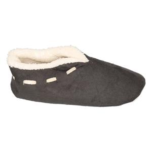 Apollo Donker grijze Spaanse sloffen/pantoffels voor dames