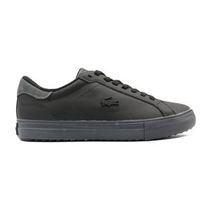 Men's Lacoste Powercourt Winter Trainers in Black Grey