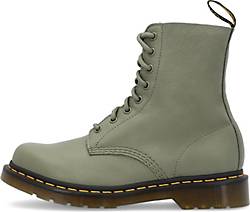 Dr. Martens 1460 Pascal Virginia Leren Veterlaarzen in Groen