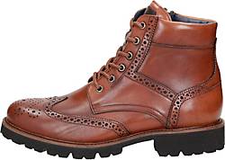 Sioux , Stiefelette Dilip-715-H in mittelbraun, Stiefel für Herren