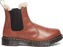 Dr. Martens 2976 Leonore Imitatiebont Gevoerde Chelsea Schoenen in Bruinen