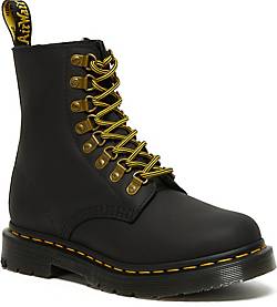 Dr. Martens Leer 1460 Pascal Wintergrip Laarzen in Zwart