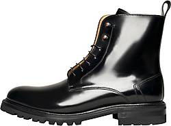 Henry Stevens , Schnürboots Barkley Pdb in schwarz, Boots für Herren