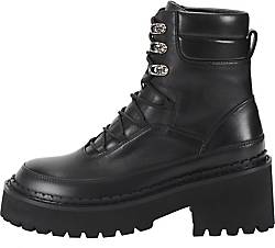 Ekonika , Schnürstiefeletten Mit Massiver Sohle in schwarz, Stiefel für Damen