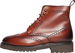 Henry Stevens , Schnürboots Winston Fbdb in mittelbraun, Boots für Herren