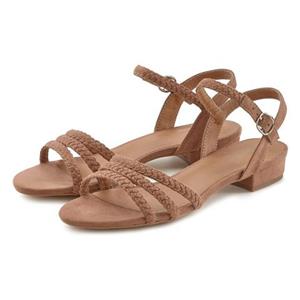 Lascana Sandalen met gevlochten riempjes