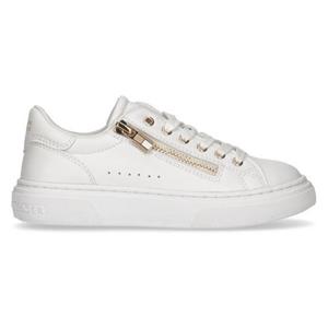 Tommy Hilfiger Sneaker "LOW CUT LACE-UP SNEAKER WHITE", mit praktischem Außenreißverschluss