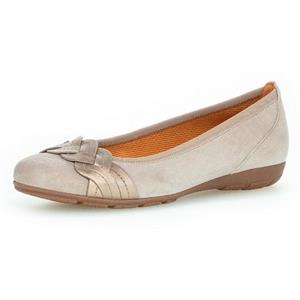 Gabor Ballerina's met siertrensje in metallic-look