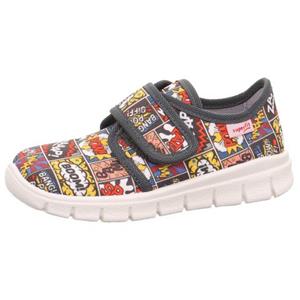 Superfit Hausschuh "BOBBY WMS Weiten Schuh Mess System: M IV Mittel", mit allover Print