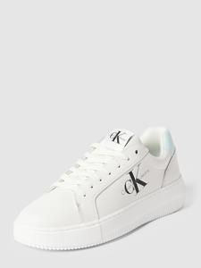 Calvin Klein Jeans Sneakers  - Chunky Cupsole Laceup Mon Lth Wn YW0YW00823 White/Sprout Green 0LF