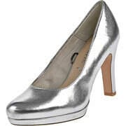 Tamaris Pumps Damen silber