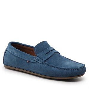 Tommy Hilfiger Mokassins  - Casual Hilfiger Suede Driver FM0FM04271 Blue Coast DBX