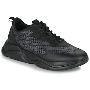 Heren Hugo Boss Leon Running Trainers in Zwart