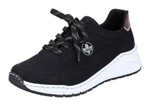 Rieker Sneakers met memosoft-binnenzool, vrijetijdsschoen, halfhoge schoen, veterschoen