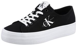 calvinkleinjeans Sneakers aus Stoff Calvin Klein Jeans - Vulc Flatform Essential Mono YW0YW01030 Black BDS