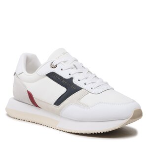Tommy Hilfiger Sneakers  - Essential Th Runner FW0FW06947 White/Rwb 0K9