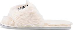 Karl Lagerfeld , Hausschuh Ikonic Twin Slip in weiß, Sandalen für Damen