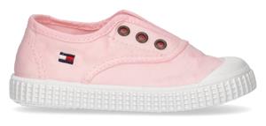 Tommy Hilfiger Slip-On Sneaker "LOW CUT EASY-ON SNEAKER PINK", mit geschützer Zehenpartie