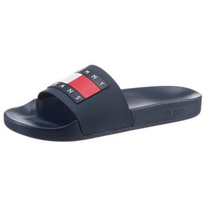 Tommy Hilfiger , Herren Pantoletten Pool Sliders in dunkelblau, Sandalen für Herren