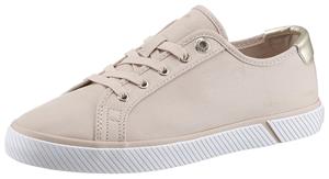 Tommy Hilfiger Plateausneaker LACE UP VULC SNEAKER, mit Kontrastbesatz in Metallicoptik