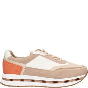 Tamaris Sneaker Dames Wit/Beige/Oranje