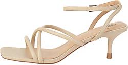 Ekonika , Riemchenschuhe Aus Komfortablem Naturleder in beige, Sandalen für Damen