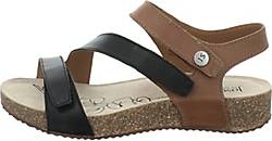 Josef Seibel , Sandale Tonga 67, Schwarz-Kombi in schwarz, Sandalen für Damen