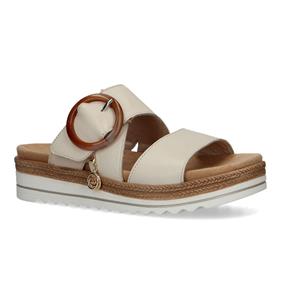 Remonte , Pantoletten in beige, Sandalen für Damen
