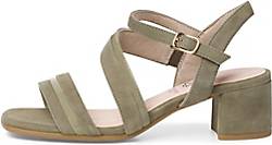 Tamaris , Comfort Sandalette in dunkelgrün, Sandalen für Damen