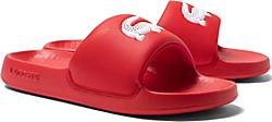 Lacoste , Badesandale Serve Slide 1.0 123 1 Cma in rot, Sandalen für Herren