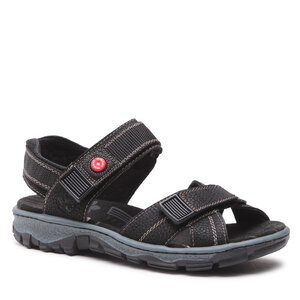 Rieker Sandalen zomerschoen, outdoorschoen, sleehak, in trekkinglook