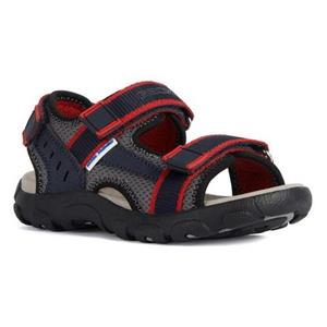 Geox Sandale "JR SANDAL STRADA", mit zusätzlichem Fersenklettverschluss