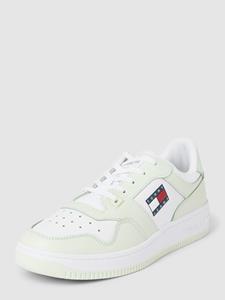 TOMMY-JEANS, Damen Sneaker Retro Basket in hellgrün, Sneaker für Damen