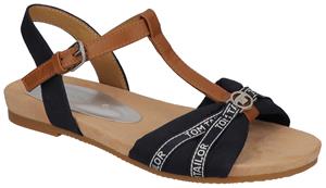 Tom Tailor Sandalen met labeldetails