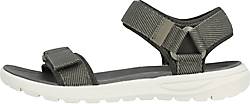 CRUZ , Sandale Ruffalo Mit Praktischem Allwetterprofil in mittelgrün, Sandalen für Damen