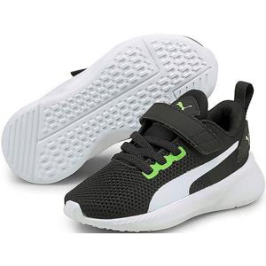 PUMA Flyer Runner sportschoenen, Groen/Zwart/Grijs, Maat 20
