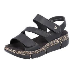 Rieker Sandalen zomerschoen, sandaal, keilhak, met klittenbandsluitingen