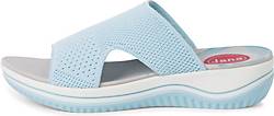 Slippers in ijsblauw van Jana