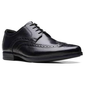 Clarks Budapester "HOWARD WING", mit gepolsterter Lederinnesohle